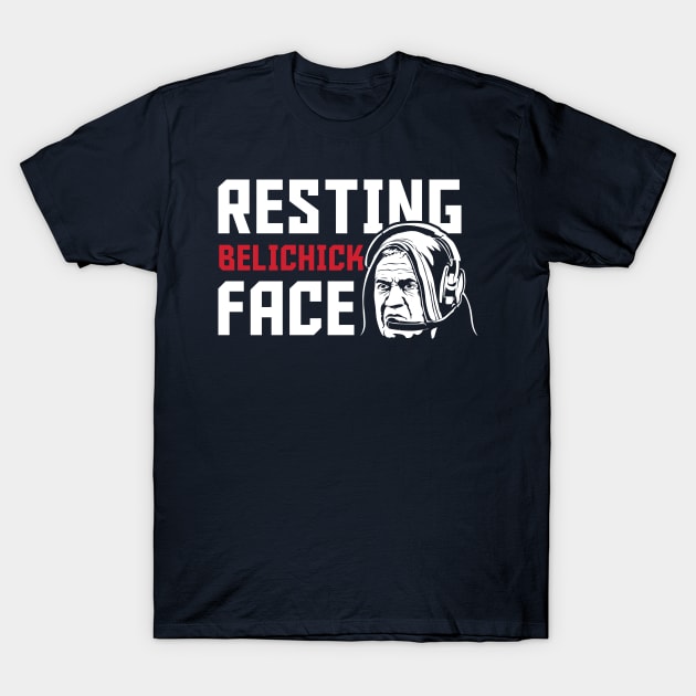 Bill Belichick New England Patriots Design T-Shirt by stayfrostybro